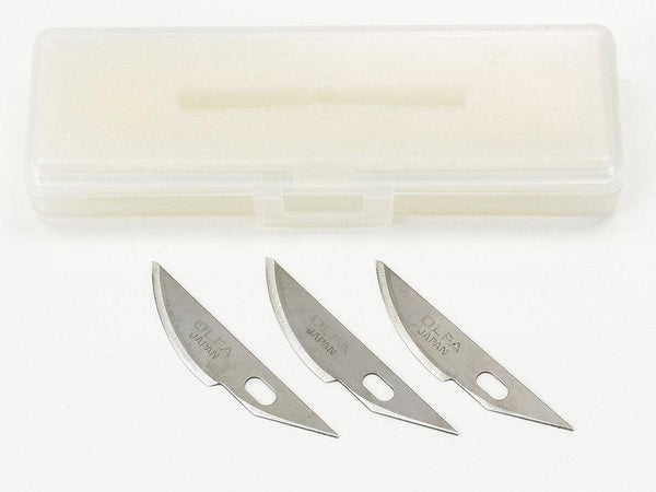 Tamiya 74100 Modeler's Knife Pro Replacement Blade Curved (5pcs) - A-Z Toy Hobby