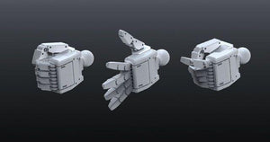 Bandai Builders Parts HD 22 MS Hand 03 Small ESFS 1/144 - A-Z Toy Hobby