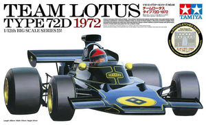 Tamiya 12046 Team Lotus Type 72D 1972 1/12 Model Kit - A-Z Toy Hobby
