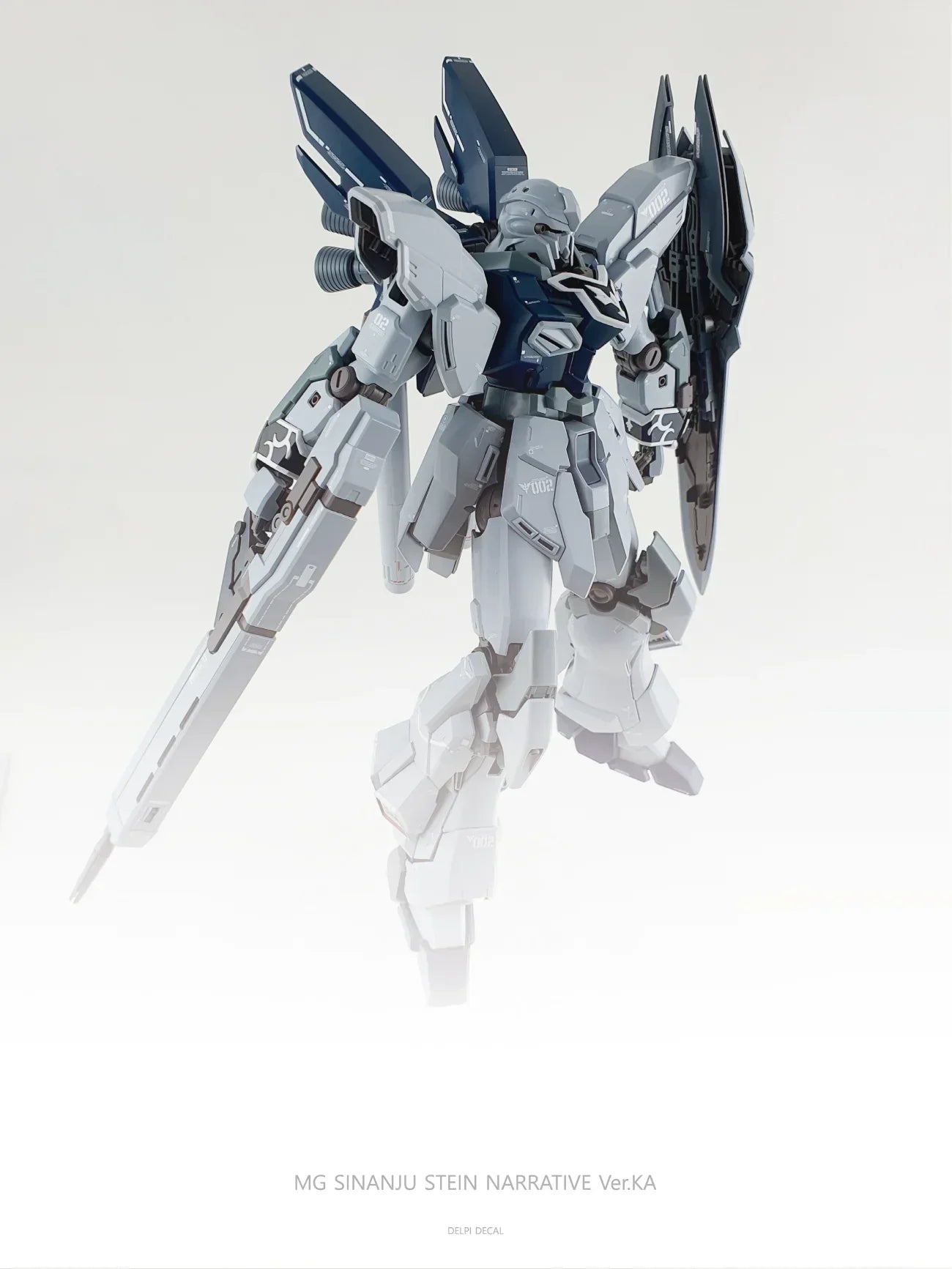 Delpi Water Decal For MG Sinanju Stein Narrative Ver. Ka - A-Z Toy Hobby