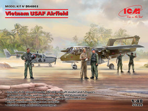 ICM DS4803 Vietnam USAF Airfield 1/48 Model Kit - A-Z Toy Hobby