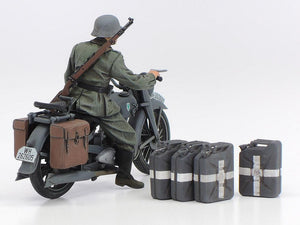Tamiya 25209 Panzerkampfwagen IV Ausf G. Early Production & Motorcycle 1/35 Model Kit - A-Z Toy Hobby