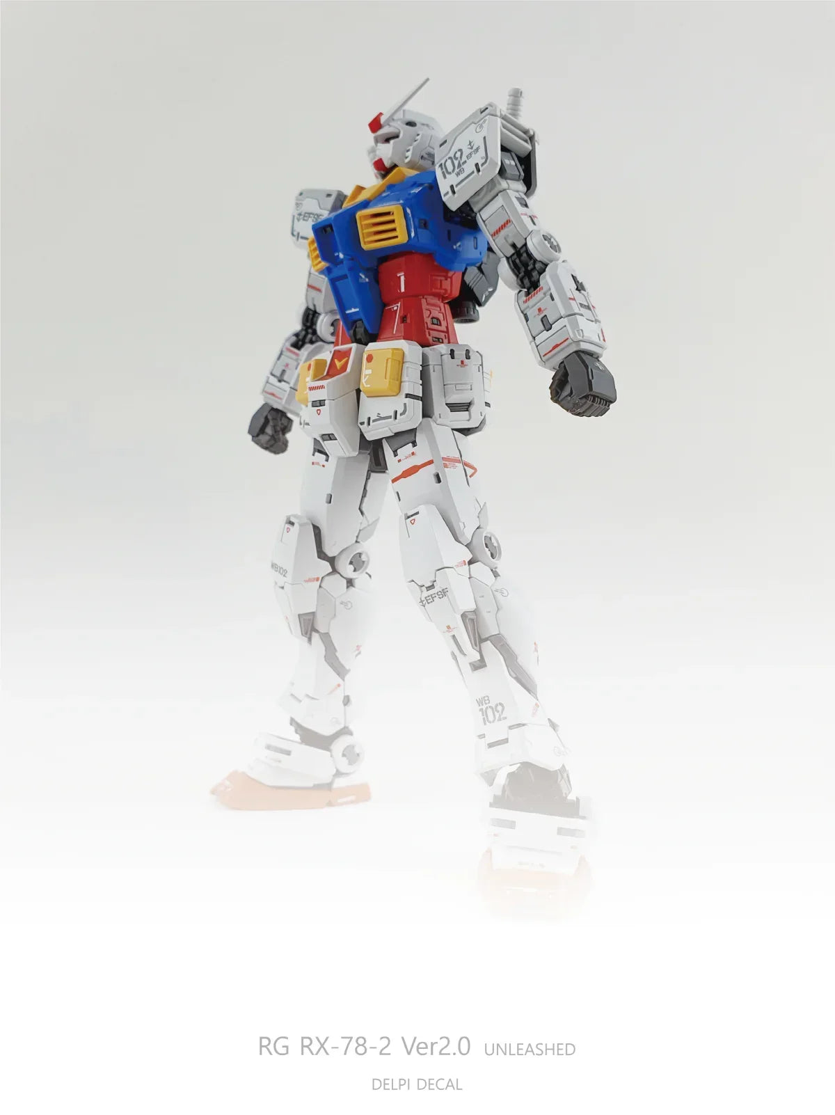 Delpi Water Decal For RG RX-78-2 2.0 Unleashed Style - A-Z Toy Hobby
