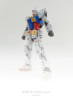 Delpi Water Decal For RG RX-78-2 2.0 Unleashed Style - A-Z Toy Hobby