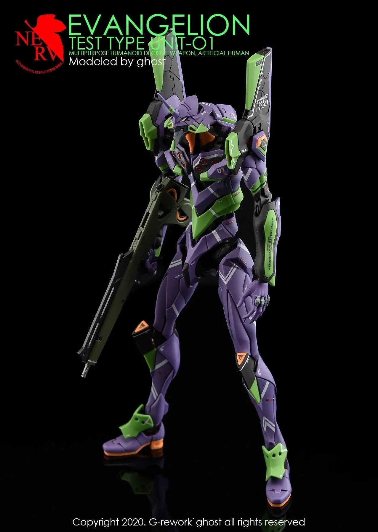 G-Rework Water Decal For RG Evangelion Unit 01 - A-Z Toy Hobby