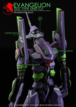 G-Rework Water Decal For RG Evangelion Unit 01 - A-Z Toy Hobby