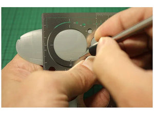 Hasegawa Cutting Template C Circle Type TP7 - A-Z Toy Hobby