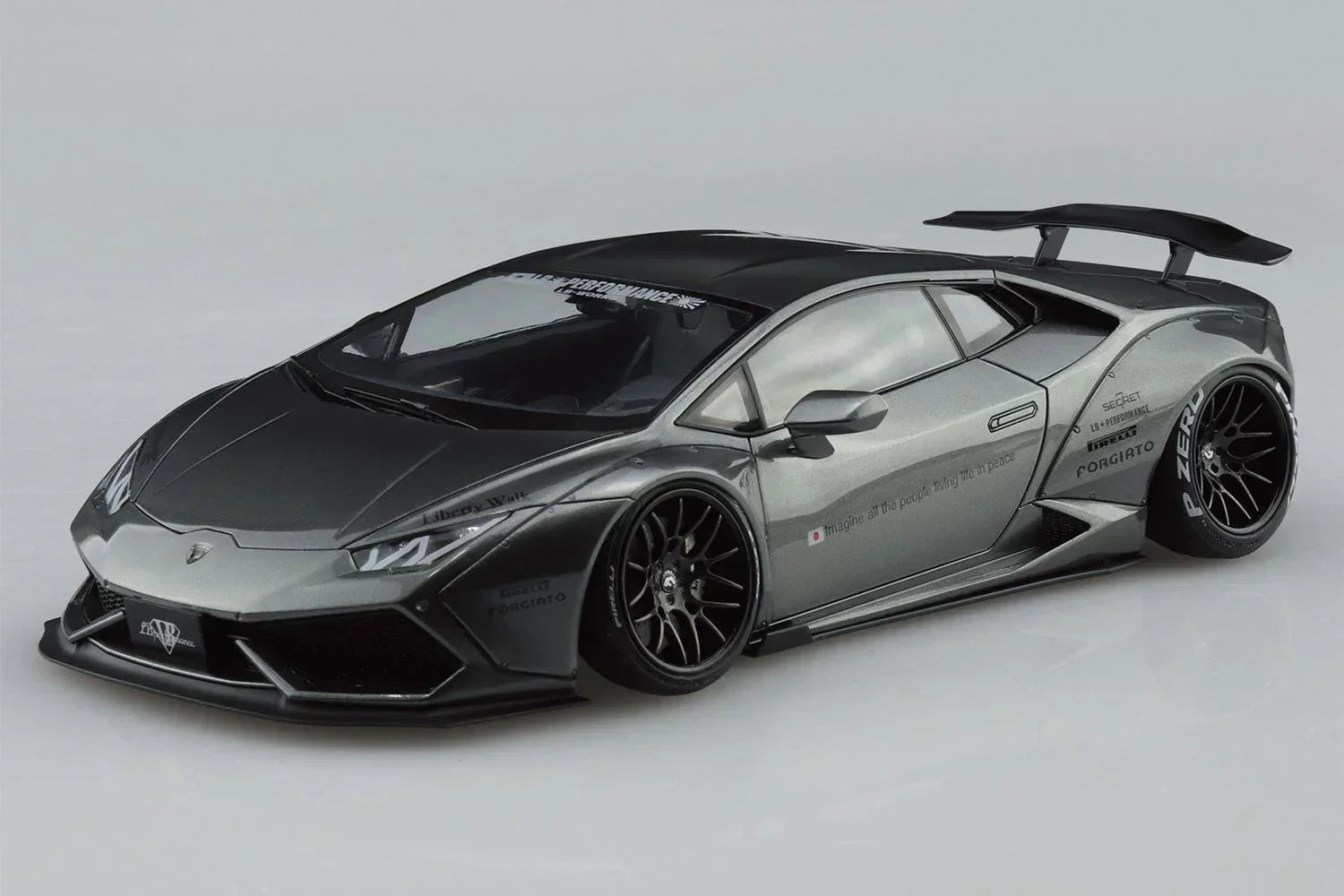 Aoshima 05990 LB-Works Lamborghini Huracan Ver.2 1/24 Model Kit - A-Z Toy Hobby