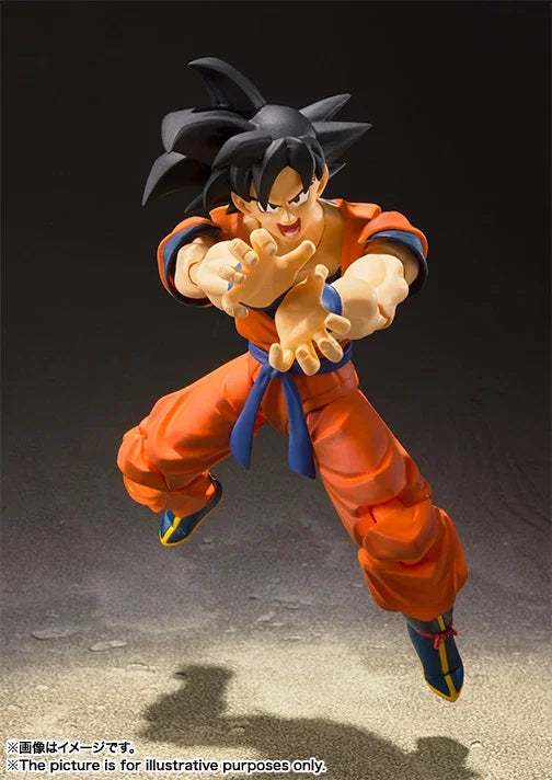 Tamashii Nations Son Goku A Saiyan Raised On Earth Dragon Ball Z S.H.Figuarts Action Figure