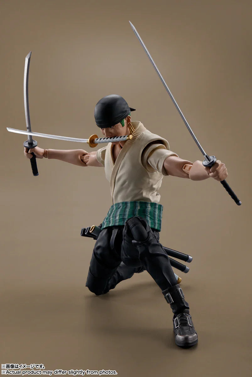Tamashii Nations Roronoa Zoro "A Netflix Series: One Piece" S.H.Figuarts Action Figure - A-Z Toy Hobby