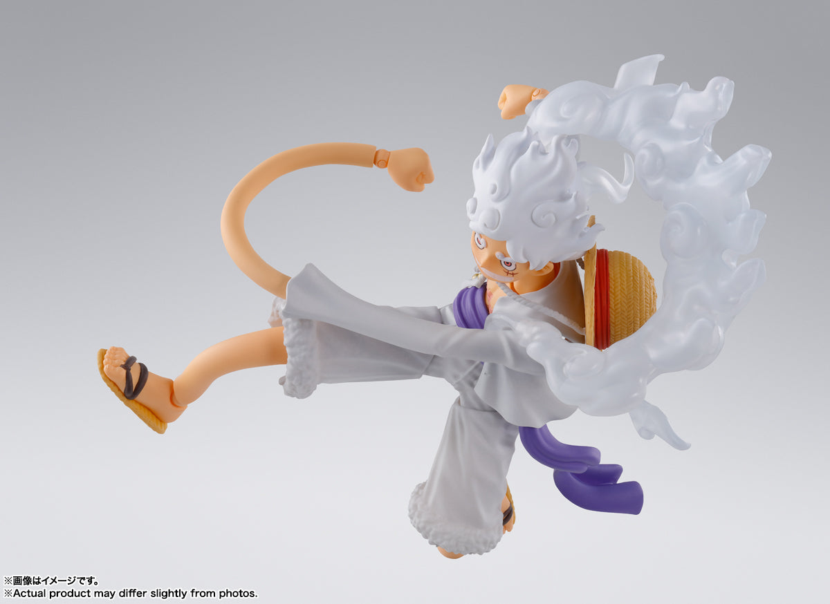 Tamashii Nations Monkey D Luffy -GEAR5- One Piece S.H.Figuarts Action Figure