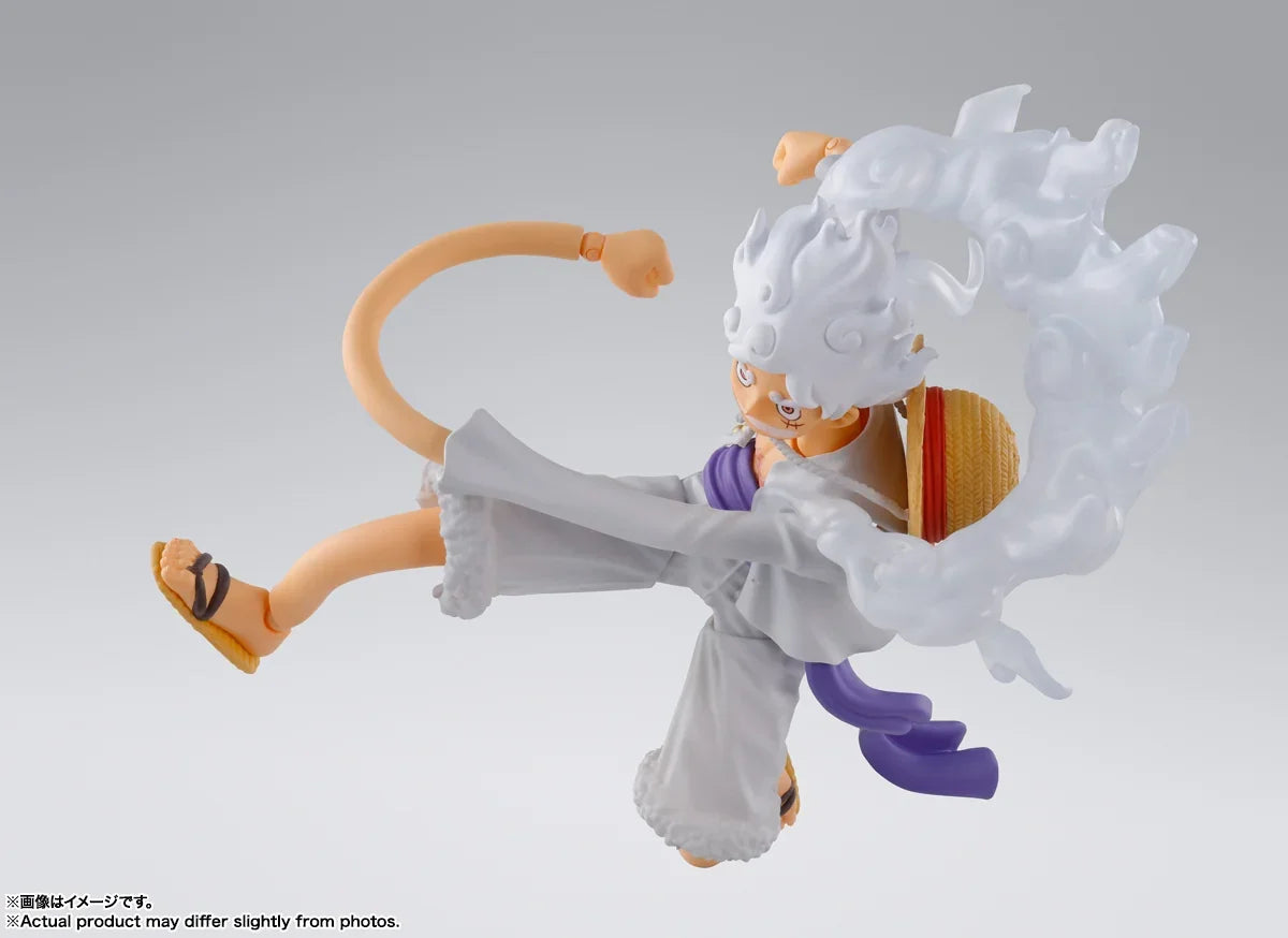 Tamashii Nations Monkey D Luffy -GEAR5- One Piece S.H.Figuarts Action Figure