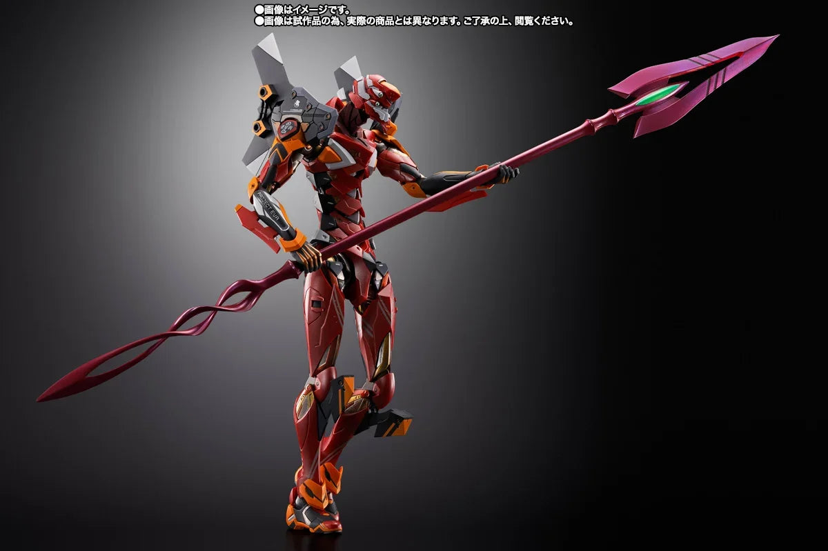 Tamashii Nations Evangelion Production Model-02 With The Spear of Cassius (30th Anniversary) Metal Build Action Figure