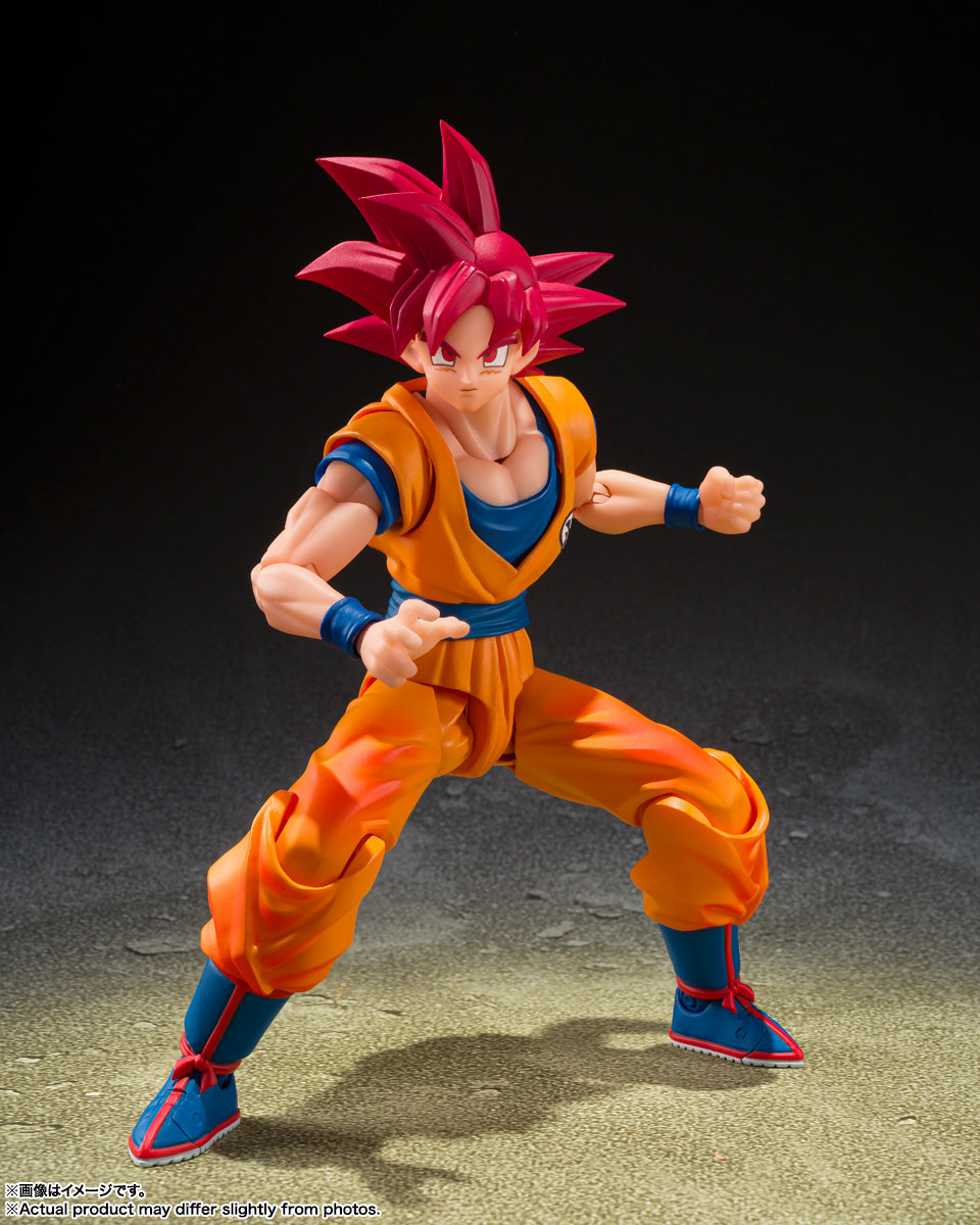 S.H.Figuarts Super Saiyan God Son Goku (God Aura) Action Figure - Tamashii Nations