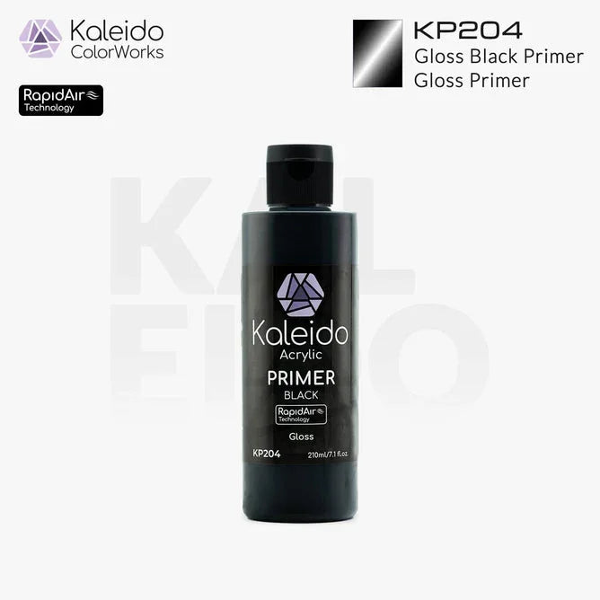 Kaleido Primer Gloss Black Acrylic Paint - A-Z Toy Hobby