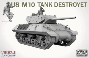 Andy's HHQ 006 M10 Tank Destroyer 1/16 Model Kit - A-Z Toy Hobby