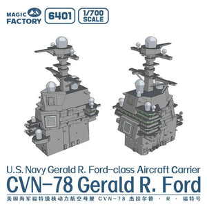 Magic Factory 6401 USS Gerald R. Ford CVN-78 1/700 Model Kit - A-Z Toy Hobby