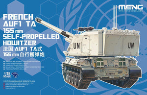Meng AUF1 TA 155mm Self-Propelled Howitzer French Tank (UN & NATO Markings) 1/35 Model Kit - A-Z Toy Hobby