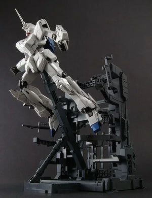 Bandai Unicorn Gundam HD Color + MS Cage MG 1/100 Model Kit - A-Z Toy Hobby