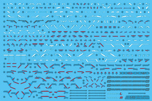 Delpi Water Decal For MG Wing Zero EW Ver. Ka - A-Z Toy Hobby