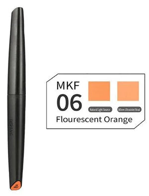 DSPIAE Soft Tip Marker Fluorescent Orange MKF-06 - A-Z Toy Hobby