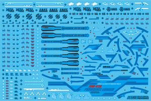 Delpi Water Decal For MG Providence - A-Z Toy Hobby