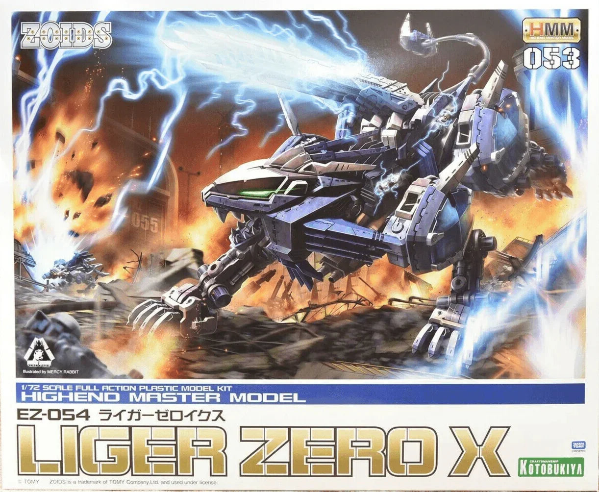 Zoids 053 EZ-054 Liger Zero X 1/72 Model Kit – A-Z Toy Hobby