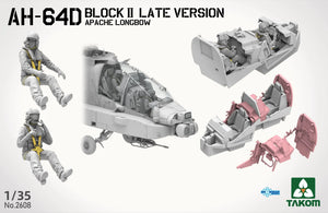 Takom 2608 AH-64D Apache Longbow Block II Late Version 1/35 Model Kit - A-Z Toy Hobby