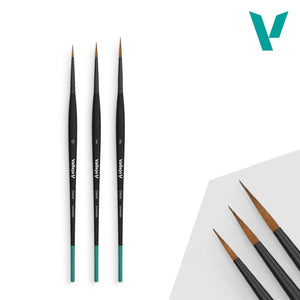 Vallejo B02991 Detail Design Brush Set (3pcs) - A-Z Toy Hobby