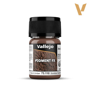 Vallejo 73110 Pigment FX Burnt Umber 35ml - A-Z Toy Hobby