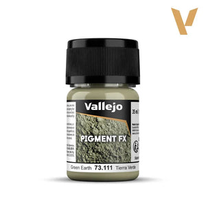 Vallejo 73111 Pigment FX Green Earth 35ml - A-Z Toy Hobby