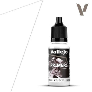 Vallejo Primers White Acrylic Paint - A-Z Toy Hobby