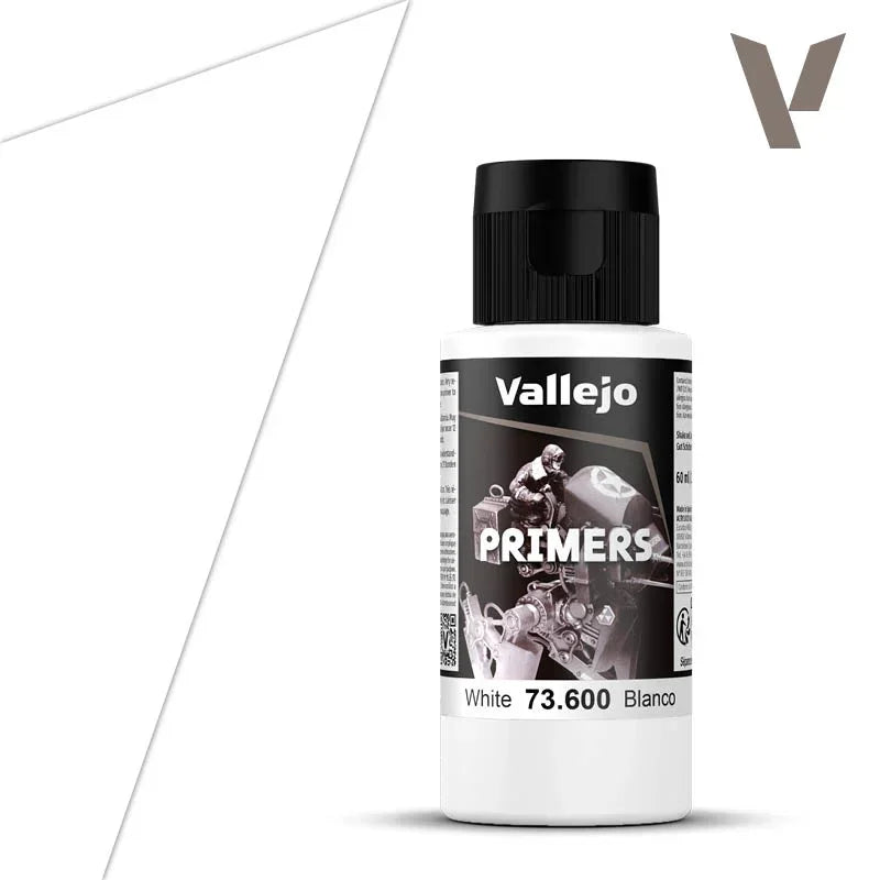 Vallejo Primers White Acrylic Paint - A-Z Toy Hobby