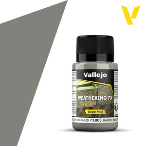 Vallejo 73803 Weathering FX Industrial Splash Mud 40ml - A-Z Toy Hobby