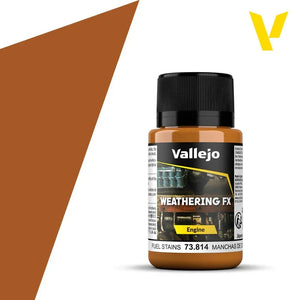 Vallejo 73814 Weathering FX Fuel Stains 40ml - A-Z Toy Hobby