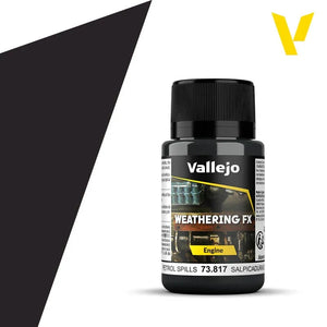 Vallejo 73817 Weathering FX Petrol Spills 40ml - A-Z Toy Hobby