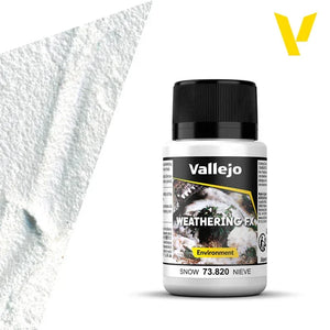 Vallejo 73820 Weathering FX Snow 40ml - A-Z Toy Hobby