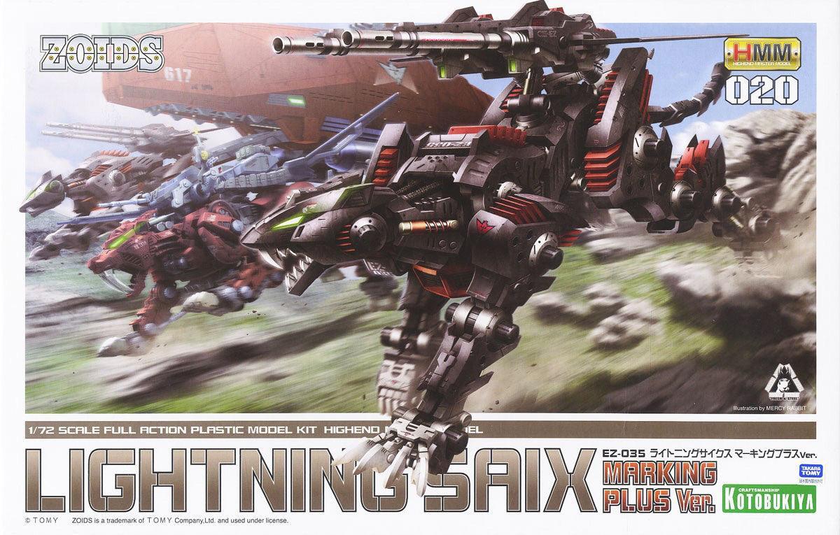 Zoids 020 EZ-035 Lightning Saix Marking Plus Ver. 1/72 Model Kit - A-Z Toy Hobby