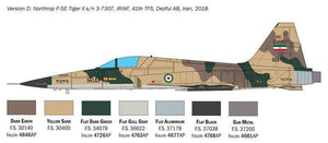Italeri 2827 F-5E Tiger II 1/48 Model Kit - A-Z Toy Hobby