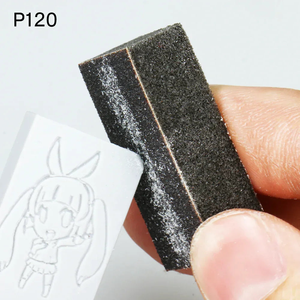 GodHand Kamiyasu Sanding Sponge Stick 10mm Set A (120, 240, 400) GH-KS10-A3A - A-Z Toy Hobby