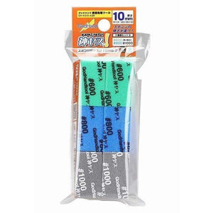 GodHand Kamiyasu Sanding Sponge Stick 10mm Set B (600, 800, 1000) GH-KS10-A3B - A-Z Toy Hobby