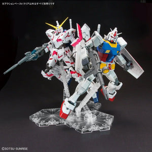 Bandai Action Base 4 Clear 1/100 1/144 Display Stand - A-Z Toy Hobby