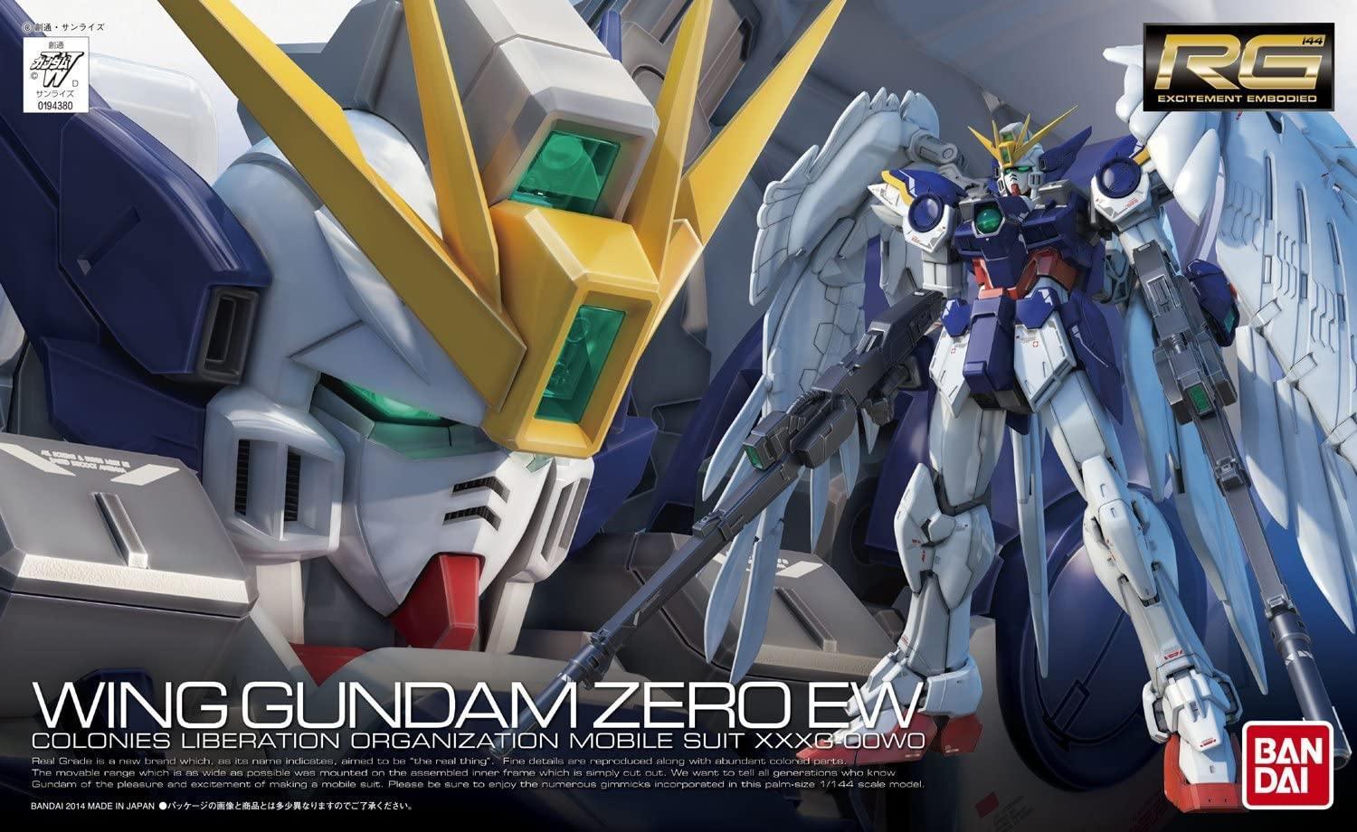 ロボット Hi-Resolution Model WING GUNDAM ZERO EW Bandai 17 Wing Gundam Zero EW RG 1/144 Model Kit – A-Z Toy Hobby