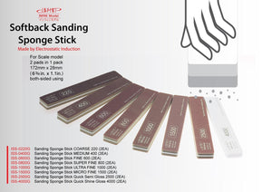 Infini Model Softback Sanding Sponge Stick (2pcs) - A-Z Toy Hobby