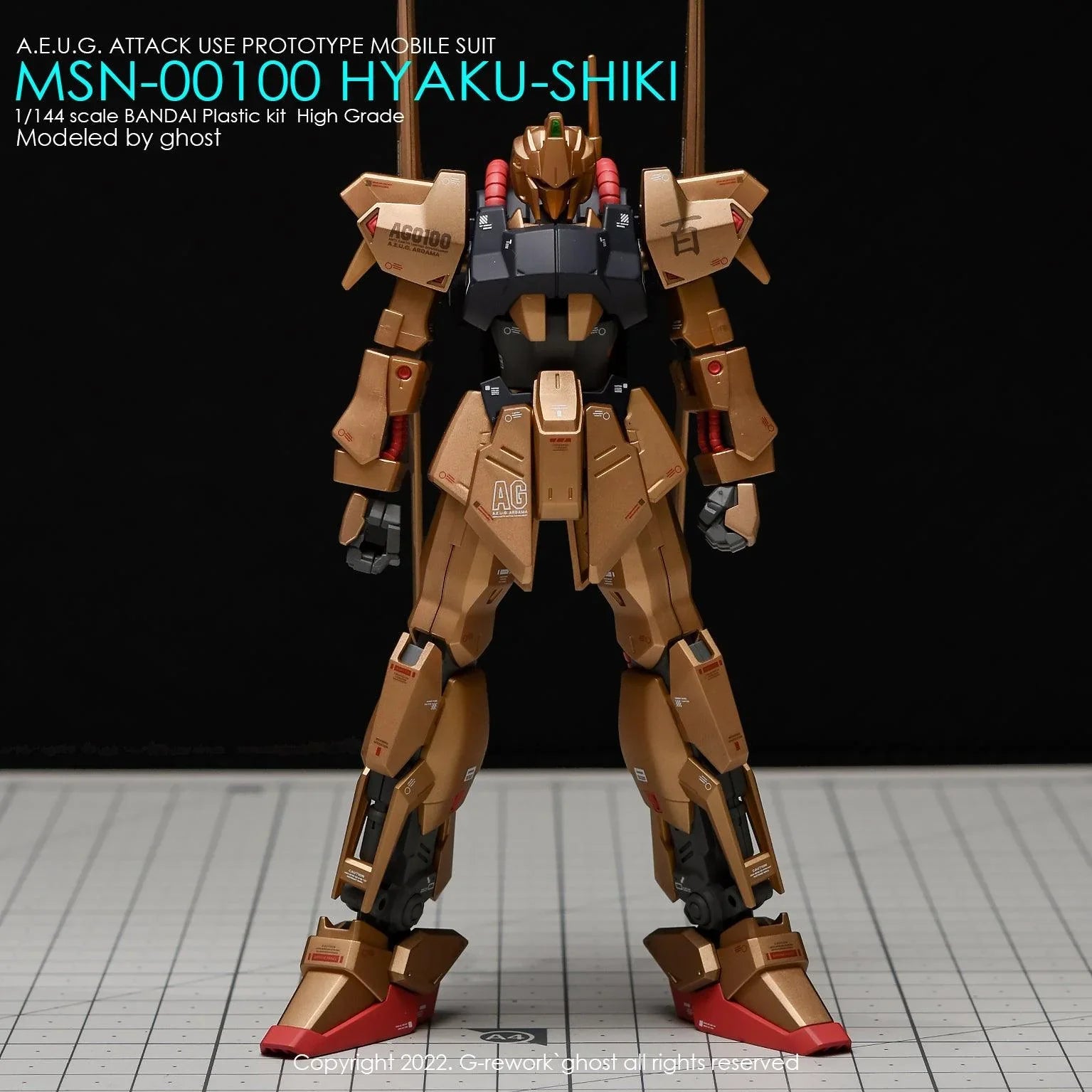 G-Rework Water Decal For HG Hyaku Shiki - A-Z Toy Hobby