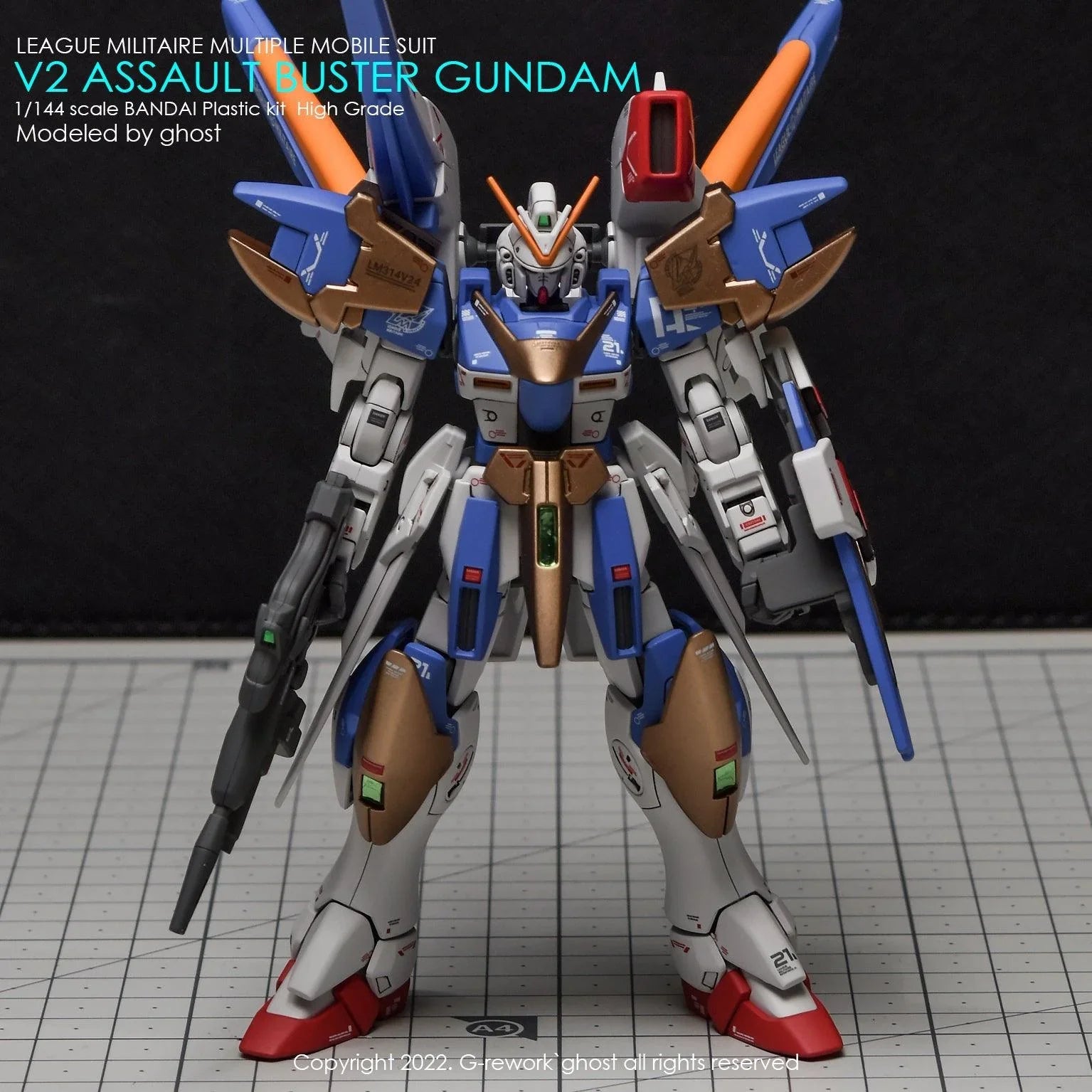 G-Rework Water Decal For HG V2 Assault Buster - A-Z Toy Hobby