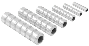 HIQParts MZ Pipe Silver (20 pcs) - A-Z Toy Hobby