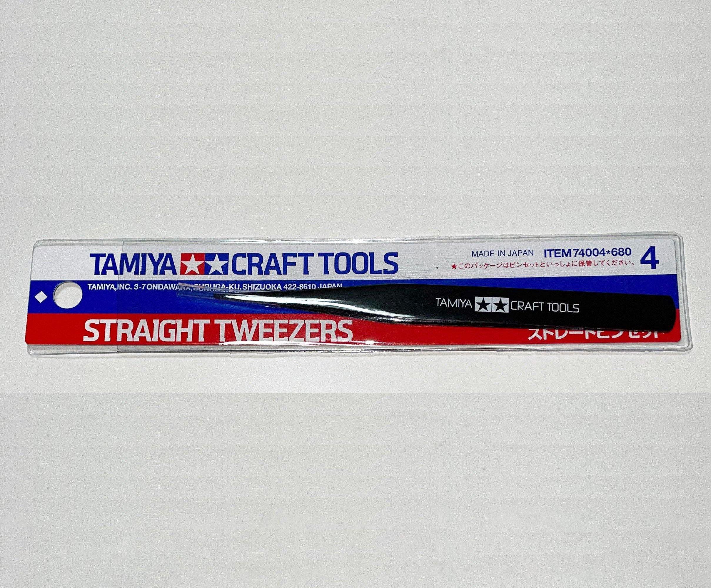 Tamiya 74004 Craft Tools No.4 Straight Tweezers TAM74004 - A-Z Toy Hobby