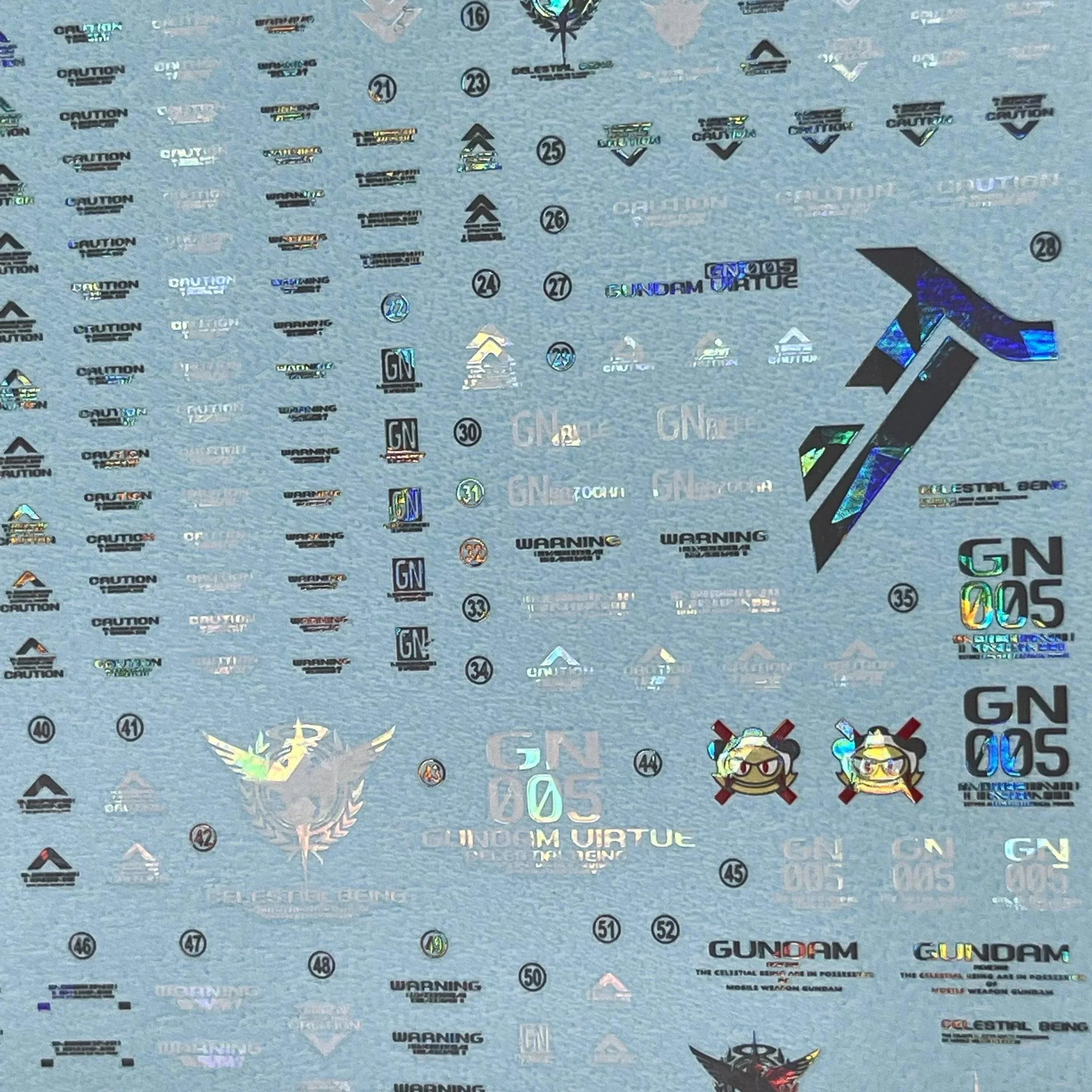 Delpi Holo Water Decal For MG Virtue - A-Z Toy Hobby