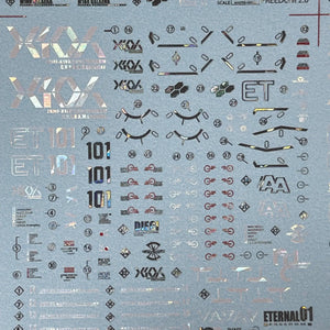 Delpi Holo Water Decal For MG Freedom 2.0 - A-Z Toy Hobby
